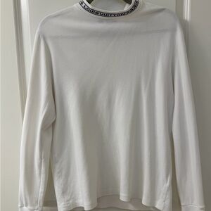 Louis Vuitton Ivory Logo Collar Top- Uni- Sexy